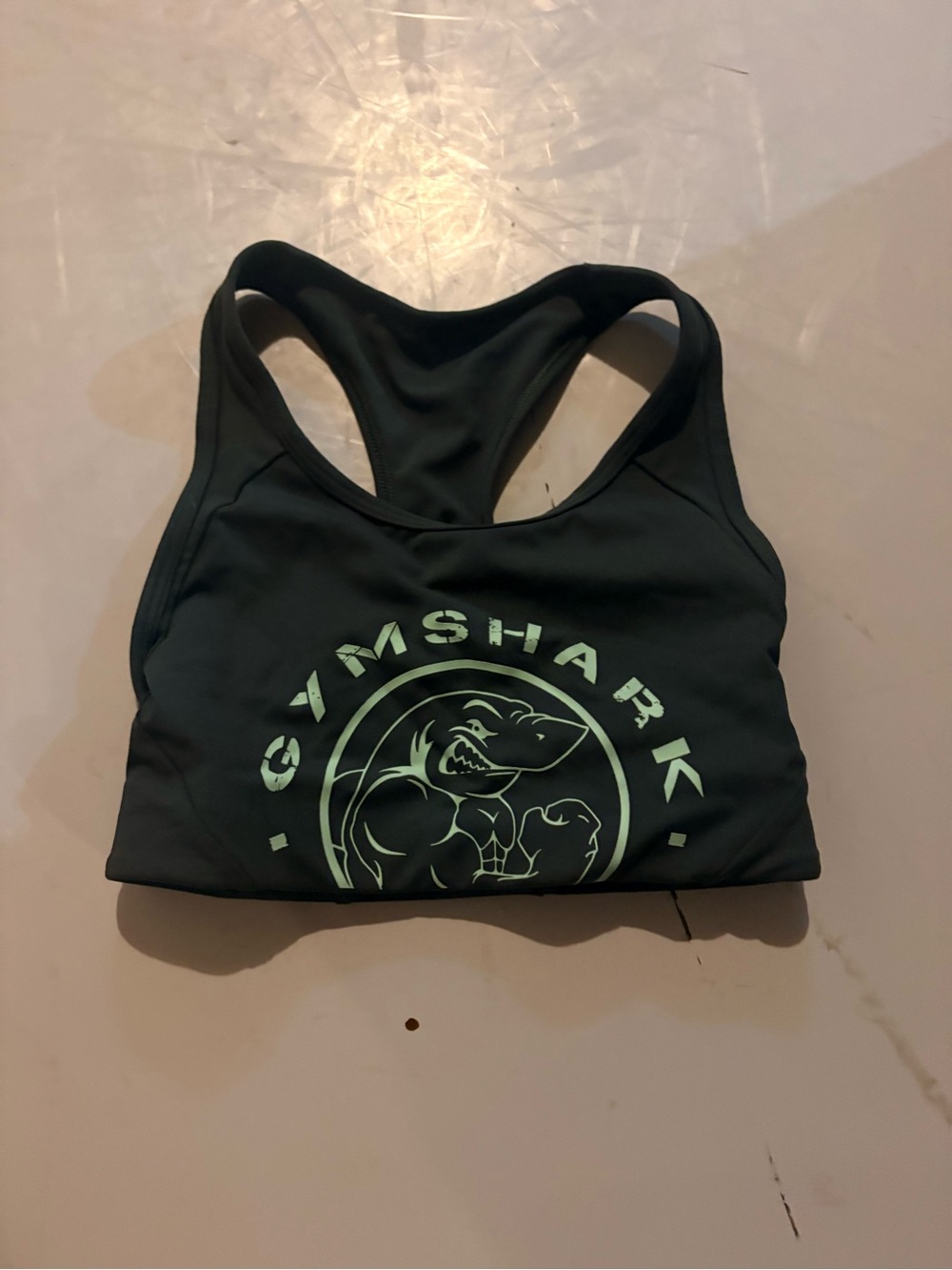 Gymshark Black Racerback Sports Bra